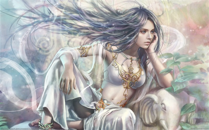 Fantasy-CG-Character-wallpaper-i-chen-lin-02-Flying-Devata Vues:24921