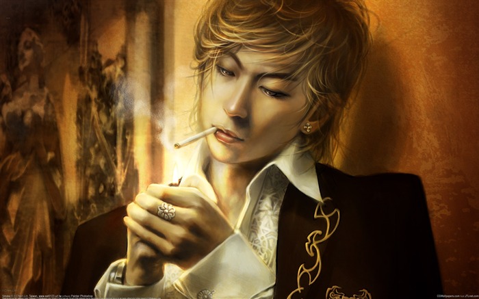 Fantasy-CG-Character-wallpaper-i-chen-lin-20-Smoking-Man Visualizações:24127