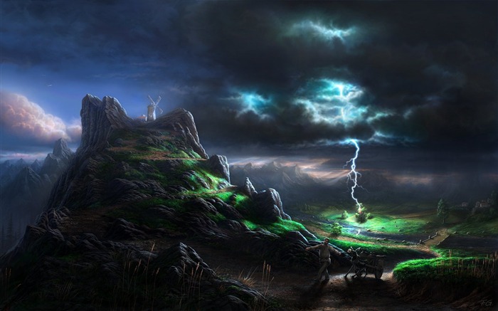 lightning by fel x wallpaper Visualizações:13414