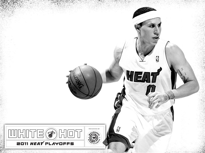 2010-11 NBA Miami Heat Mike Bibby WhiteHot Vistas:10643