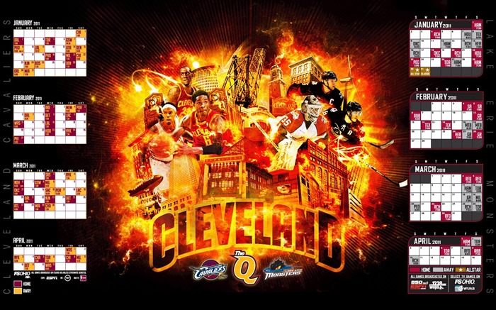 Monstres Cavs Wallpaper Vues:10997