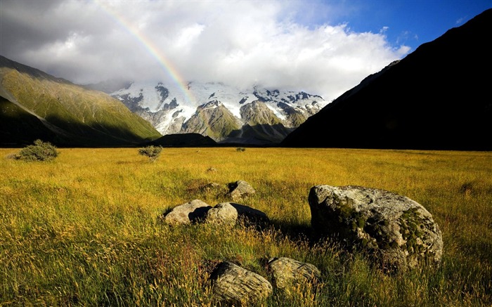 Nueva Zelanda Sefton peak Wallpaper Vistas:17079