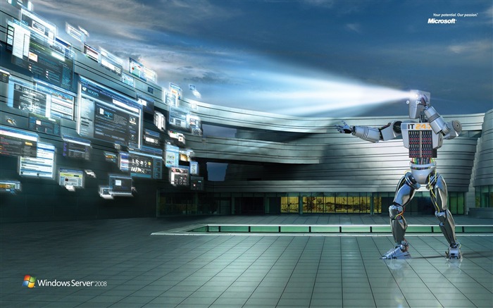 Windows Server 2008 IT 24-7 Robot Advertising Wallpapers 02 Views:26194 Date:2011/6/20 23:38:36