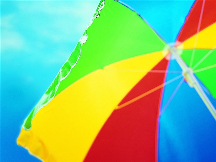 rainbow beach umbrella - Summer Still Life Photography logo Views:11643 Date:2011/6/22 23:03:08