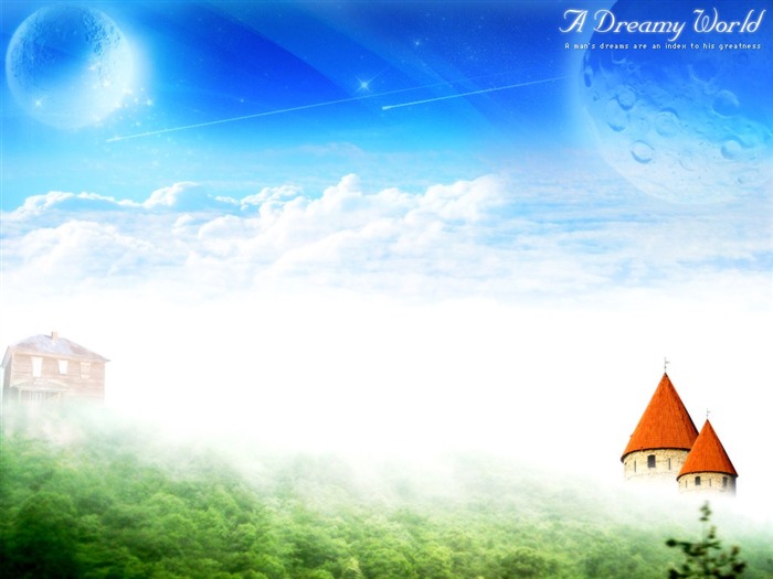 A Dreamy World - Digital Landscape Photo manipulation 01 Views:6258 Date:2011/7/2 11:26:25