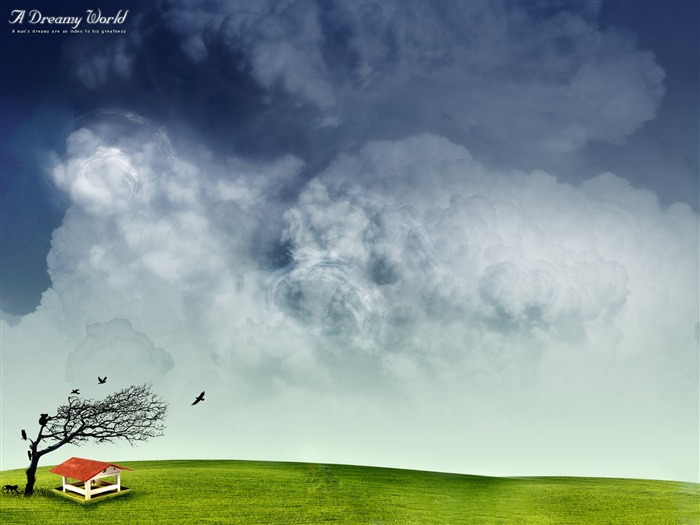 A Dreamy World - Digital Landscape Photo manipulation 26 Views:7626 Date:2011/7/2 11:36:14