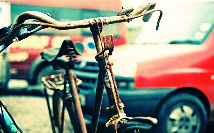 錆びた自転車美しいロモグラフィー ブラウズ:35611