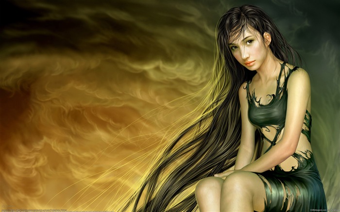 Angel - Master CG hermosa pintura wallpape Vistas:21241