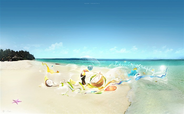 Beach Cooktail PC PS design wallpaper Views:22925 Date:2011/7/13 6:14:12