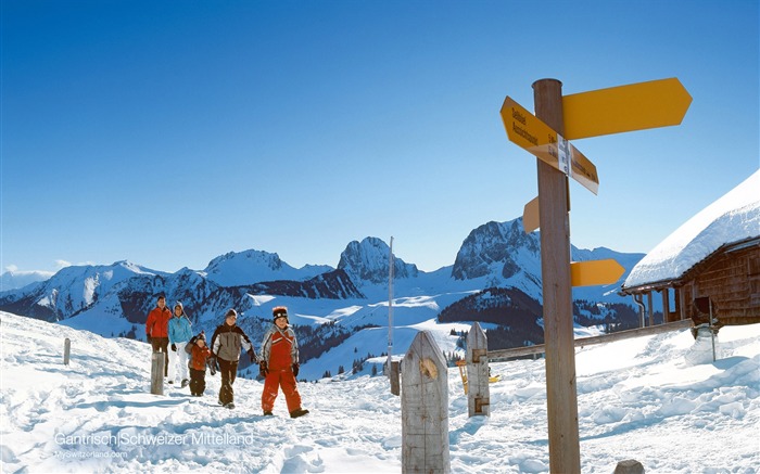 Papel de parede do Parque Natural Bernese Oberland-Gantrisch Visualizações:9853