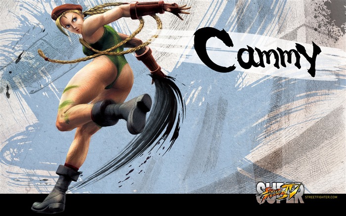 Cammy-Super Street Fighter 4 pintura original fondo de pantalla Vistas:47047