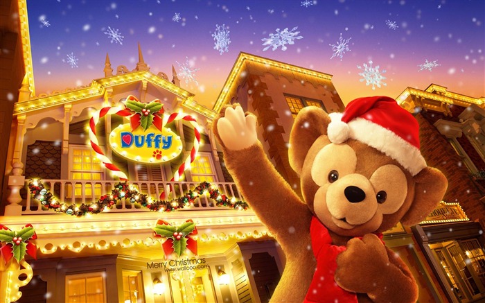 Disney Winnie Duffy Christmas Wallpaper Views:141410 Date:2011/7/6 2:44:04