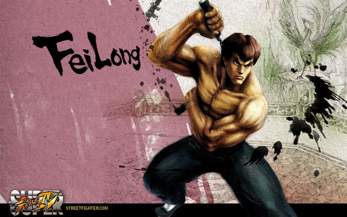 FeiLong-Super Street Fighter 4 juego de fondo de pantalla Vistas:18522