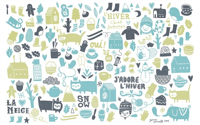 Gemma Correll creative wallpaper Views:11448 Date:2011/7/18 16:30:45