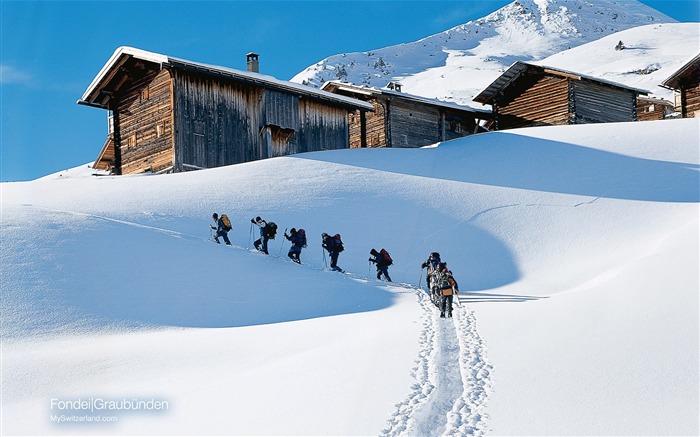 Grisons-Fondei fond d'écran Vues:16110