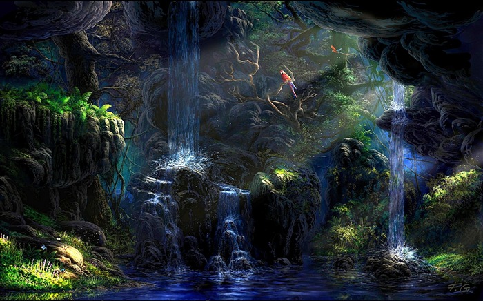 In the jungle palette wallpaper Views:13473 Date:2011/7/8 13:18:23