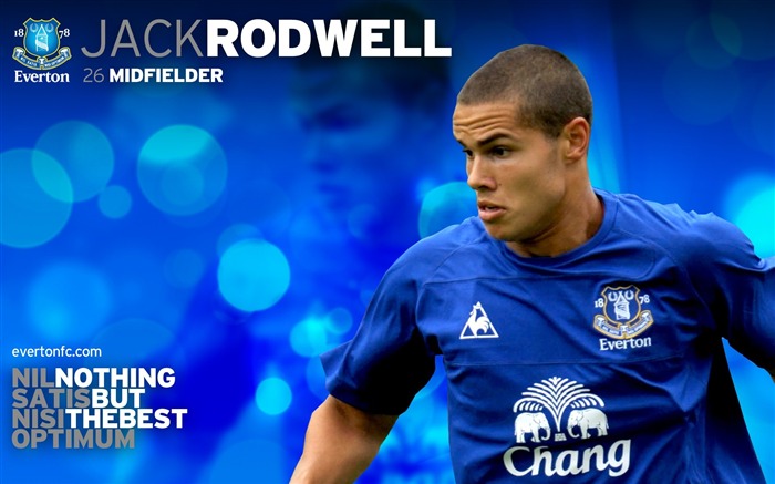 Jack Rodwell nouveau look 2010-11 fond d'écran une version Vues:8993