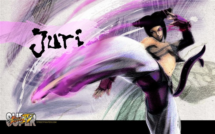 Juri-Super Street Fighter 4 wallpaper ink illustration Views:30011 Date:2011/7/13 6:44:53