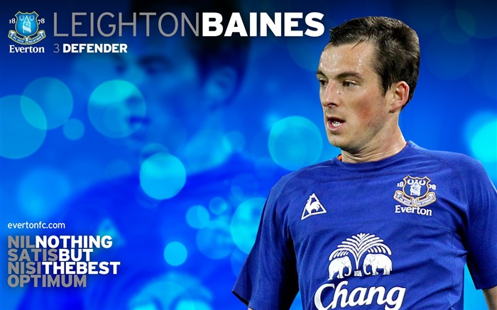 Leighton Baines nouveau look 2010-11 fond d'écran une version Vues:10769