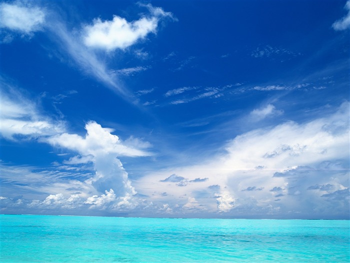 Maldives blue sky wallpaper Views:125150 Date:2011/7/29 10:26:16