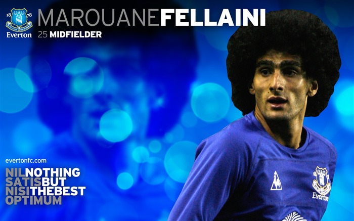 Marouane Fellaini nouveau look 2010-11 fond d'écran une version Vues:10986