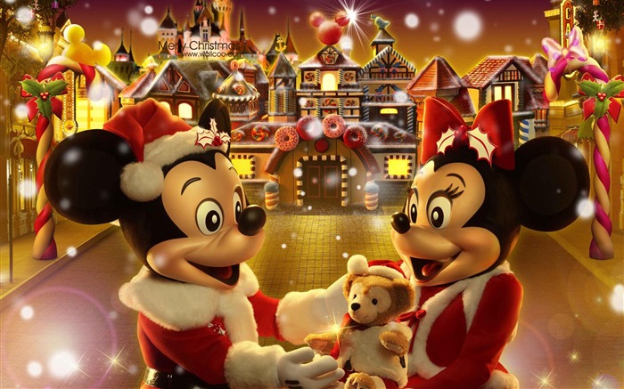 Mickey and Minnie The Gingerbread Man Christmas wallpaper fairy village Views:65727 Date:2011/7/6 2:46:48