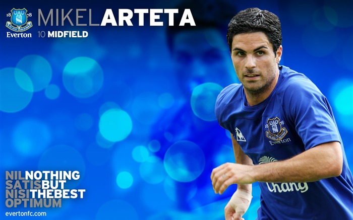 Mikel Arteta nouveau look 2010-11 fond d'écran une version Vues:14610