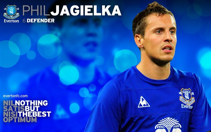 Phil Jagielka nouveau look 2010-11 fond d'écran une version Vues:8912