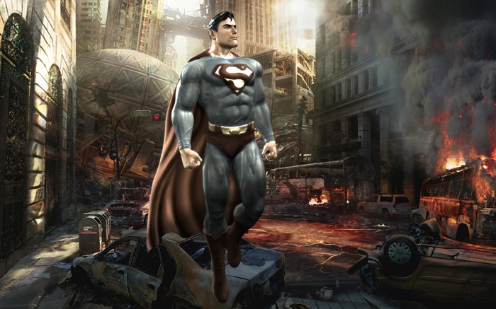 Superman dans Mortal Kombat VS DC Wallpaper Jeu Univers Vues:25087