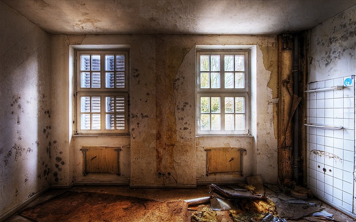 The Laundry Room Abandoned Hospital - Fotografia de Decaimência Urbana Visualizações:14734