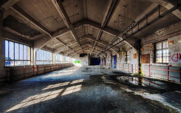 Exploração urbana - Empty Hall Abandoned Post Office Visualizações:20499