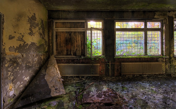 Lumière de la fenêtre dans des maisons abandonnées - Photographie Urban Decay Vues:17261