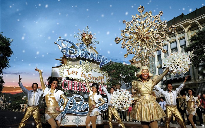 Xue Ying dance parade - Disney Christmas Parade dance wallpaper Views:11055 Date:2011/7/6 2:50:29