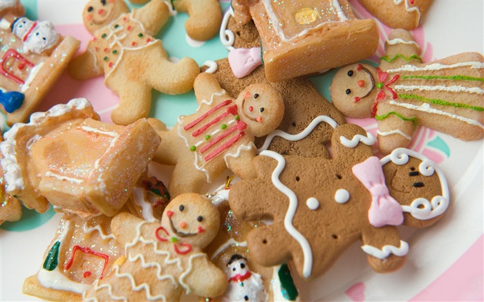 lovely Christmas Gingerbread Man Wallpaper Views:20110 Date:2011/7/17 10:30:34