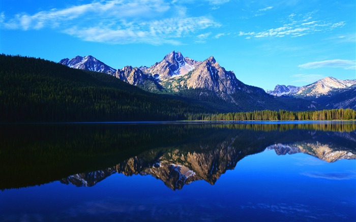 mountain lake reflection landscape Wallpapers 02 Views:45155 Date:2011/7/19 5:46:33