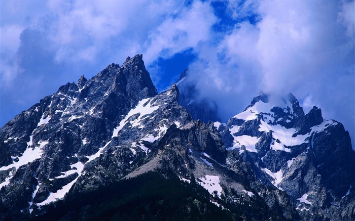 mountain peaks Landscape Wallpapers Views:13233 Date:2011/7/19 5:46:53