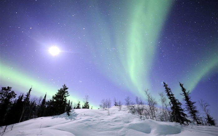 Papel de parede de 32 Canadá-Aurora boreal Visualizações:95639