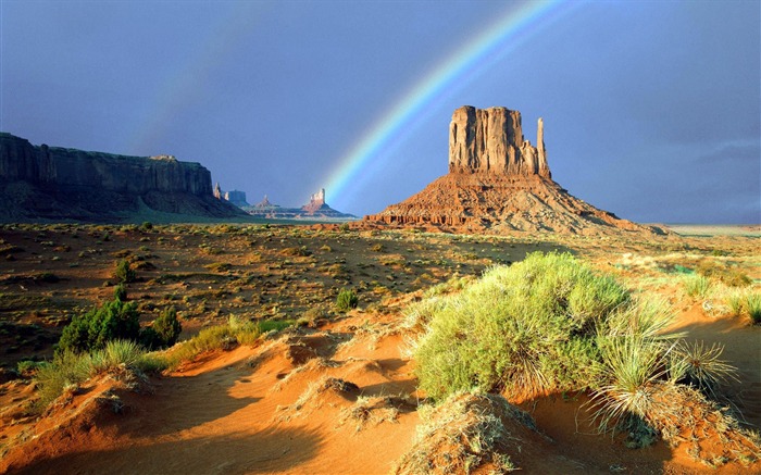 Papel de parede de 37 Monument Valley on the Rainbow Visualizações:17236