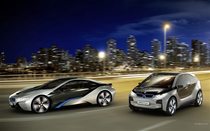 BMW i3-i8 brand concept car HD wallpaper Views:51145