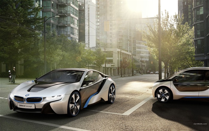 BMW i3-i8 brand concept car HD wallpaper Views:37048 Date:2011/8/2 21:07:25