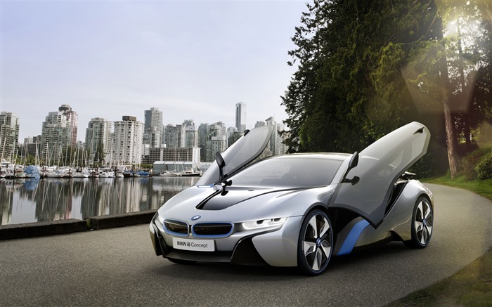 Coche de concepto de marca BMW i8 HD fondo de pantalla 01 Vistas:44046