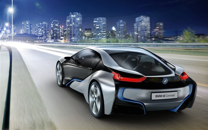 Coche de concepto de marca BMW i8 HD fondo de pantalla 02 Vistas:28376