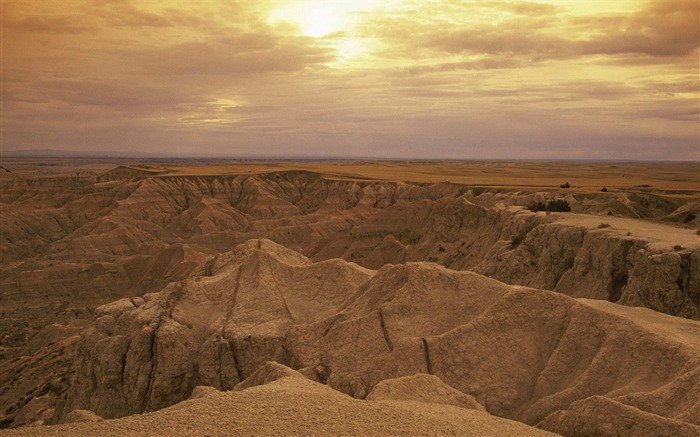 Badlands National Park-Pinnacles Wallpaper Views:9574 Date:2011/8/5 10:22:14