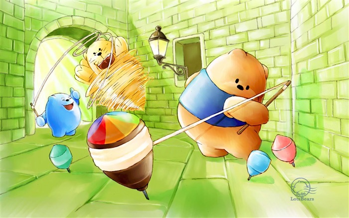 Bubu Bear cartoon illustration wallpaper 02 Views:13766 Date:2011/8/14 2:46:59