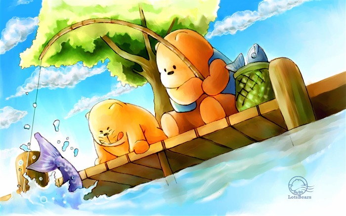 Bubu Bear cartoon illustration wallpaper 04 Views:13364 Date:2011/8/14 2:48:10