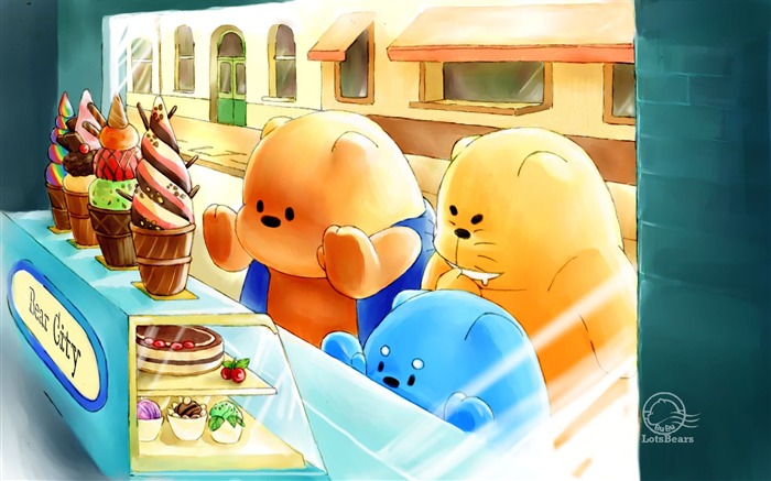 Bubu Bear cartoon illustration wallpaper 05 Views:14701 Date:2011/8/14 2:48:44