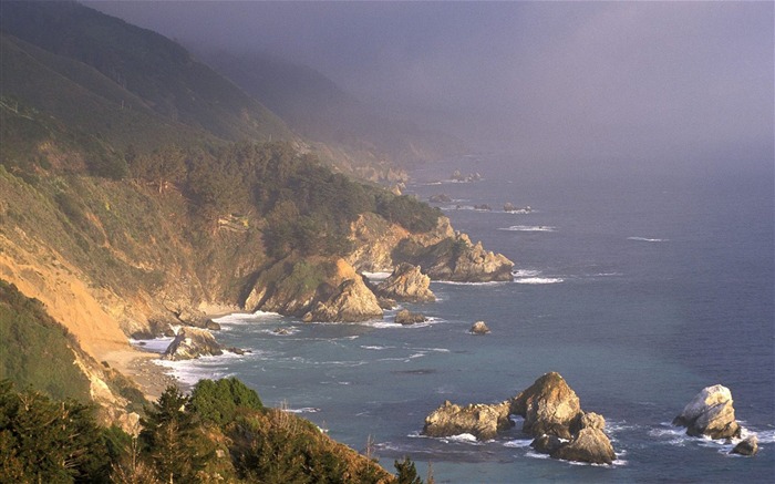 California-Big Sur coastline wallpaper Views:11768 Date:2011/8/5 9:30:17