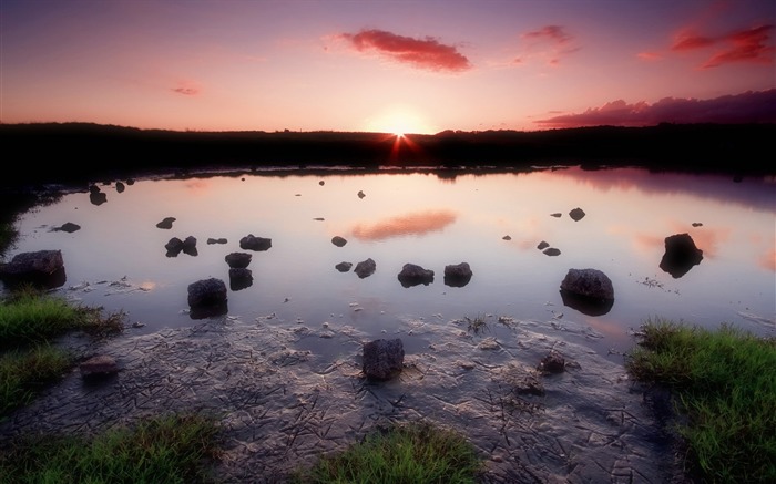 New Zealand-Sunset at Ambury Park-Auckland Views:11365 Date:2011/8/20 15:18:08