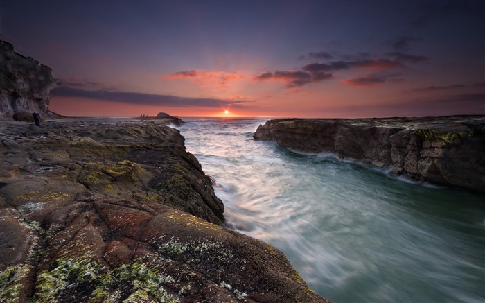 New Zealand-Sunset at Muriwai Beach-Auckland Views:10681 Date:2011/8/20 15:26:17