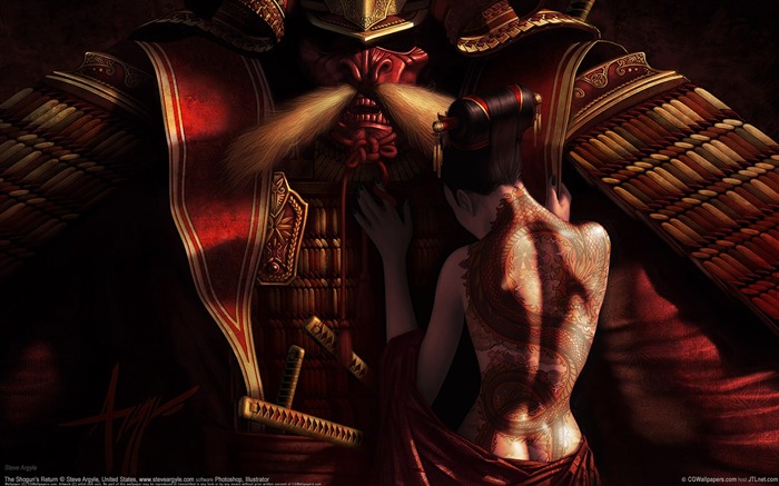 Shogun-Fantasy CG illustration wallpaper Views:16973 Date:2011/8/29 4:47:34